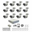 Sistem supraveghere complet 1080P Hikvision Turbo HD 12 camere IR 20 m