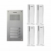 Kit  interfon audio cu 4 posturi COMMAX