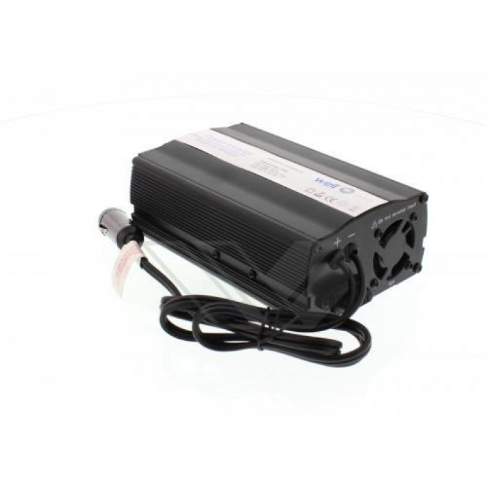 Invertor de tensiune cu USB, 12V -> 220V, 150W, Well