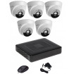 Kit Supraveghere Interior 5 Camere Dom Ahd 2 Mp Full Hd