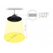 Lampa industriala LED UFO 200 W