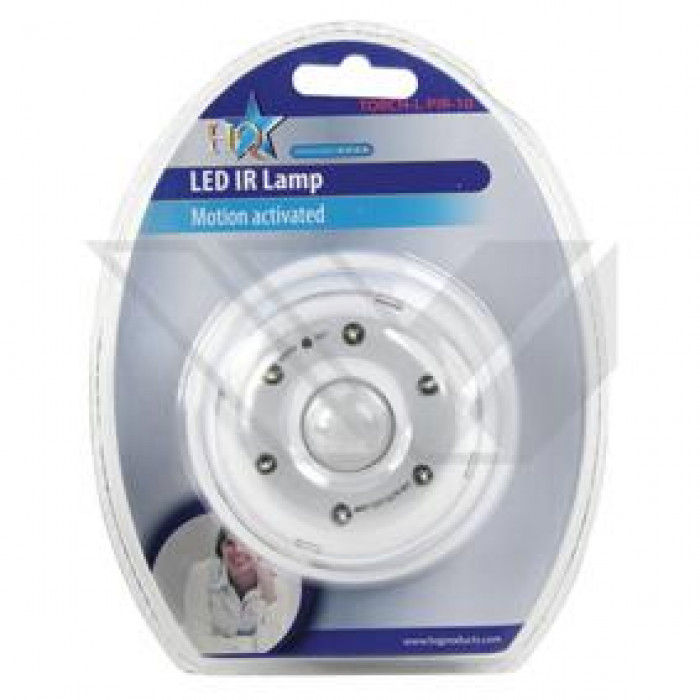 Lampa senzor infrarosu cu carcasa din plastic,6xled,4xAAA, HQ