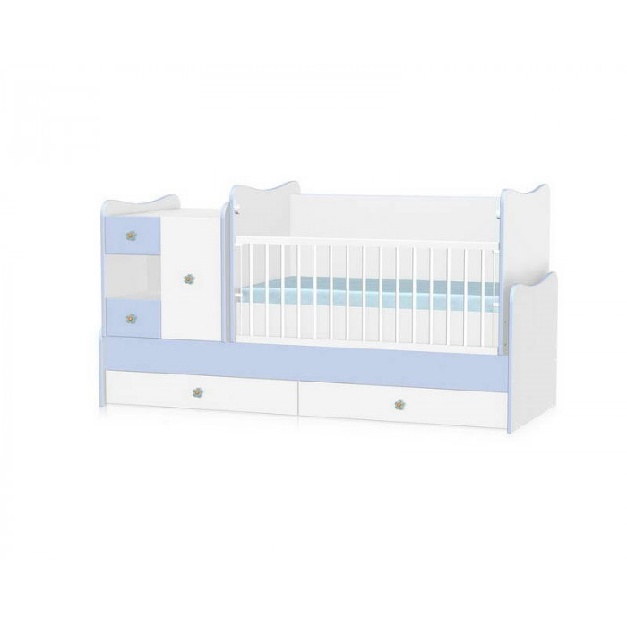 Mobilier transformabil MiniMAX Lorelli White Blue