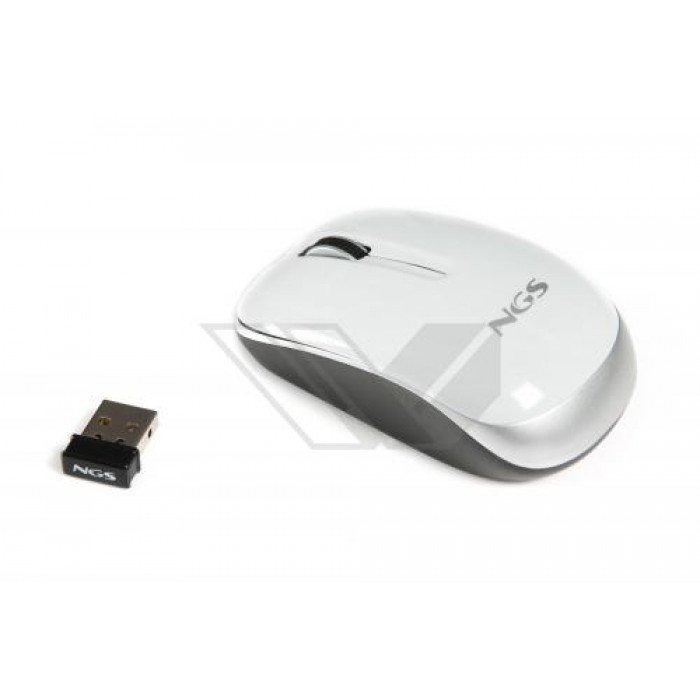 Mouse fara fir 2.4GHz spice alb NGS