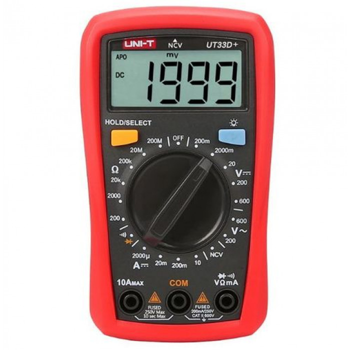 Multimetru digital UT-33D+, 4 functii 
