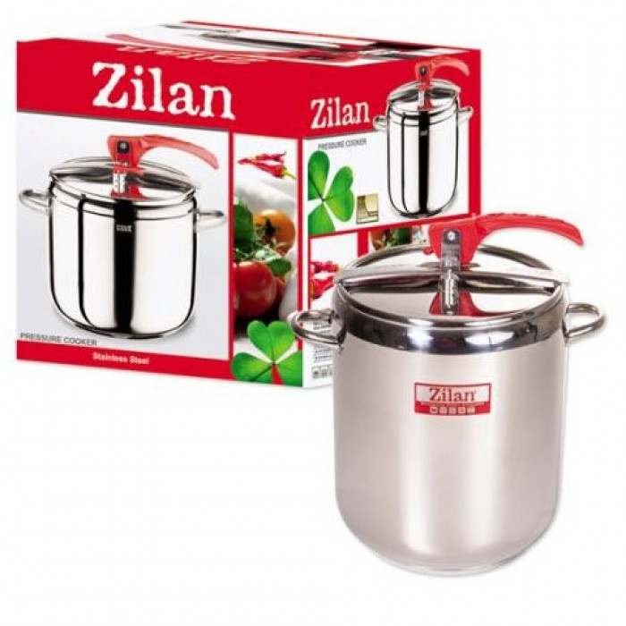Oala sub presiune Zilan 9L cu capac suplimentar sticla