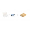 Panou LED slim patrat 6 W, 4000 K