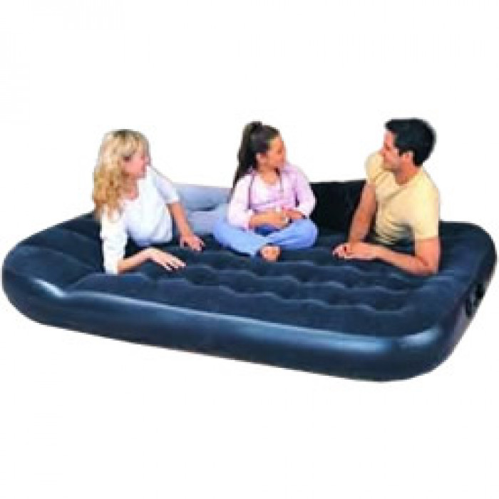 Pat gonflabil plusat dublu cu pompa incorporata Bestway B67331