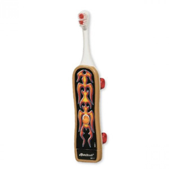 Periuta de dinti pentru copii Spinbrush skateboard