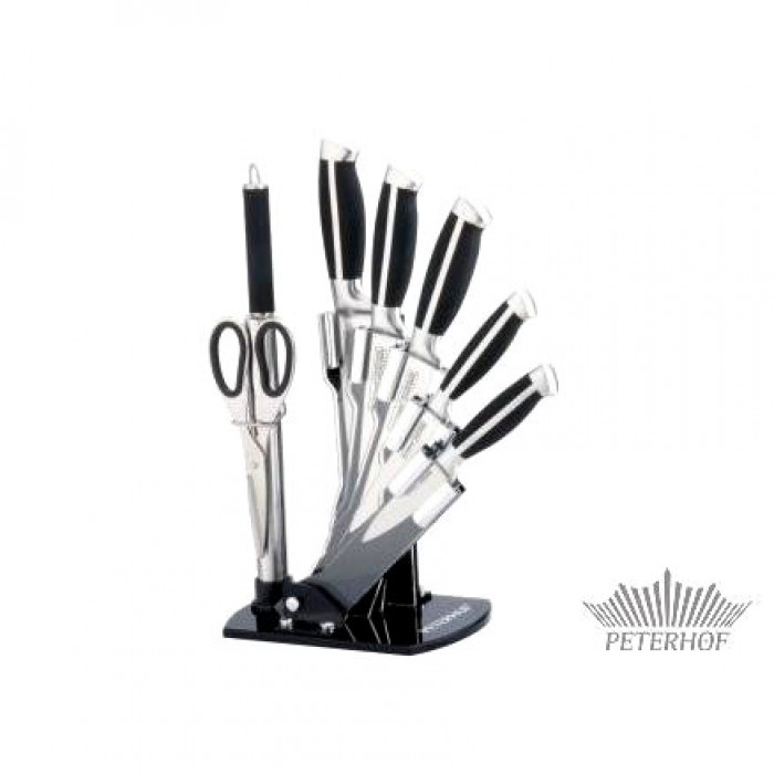 Set cutite din inox 18/10 - 8 piese color PH-22313