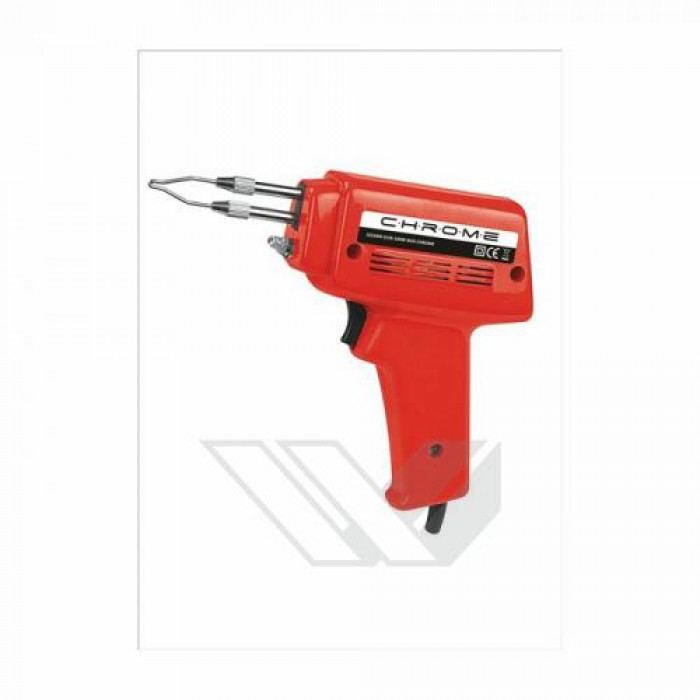 Pistol de lipit,100 W, in trusa, CHROME