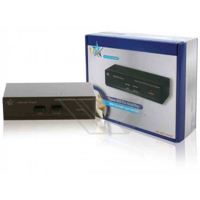 Preamplificator audio AMP + AUX + 12V