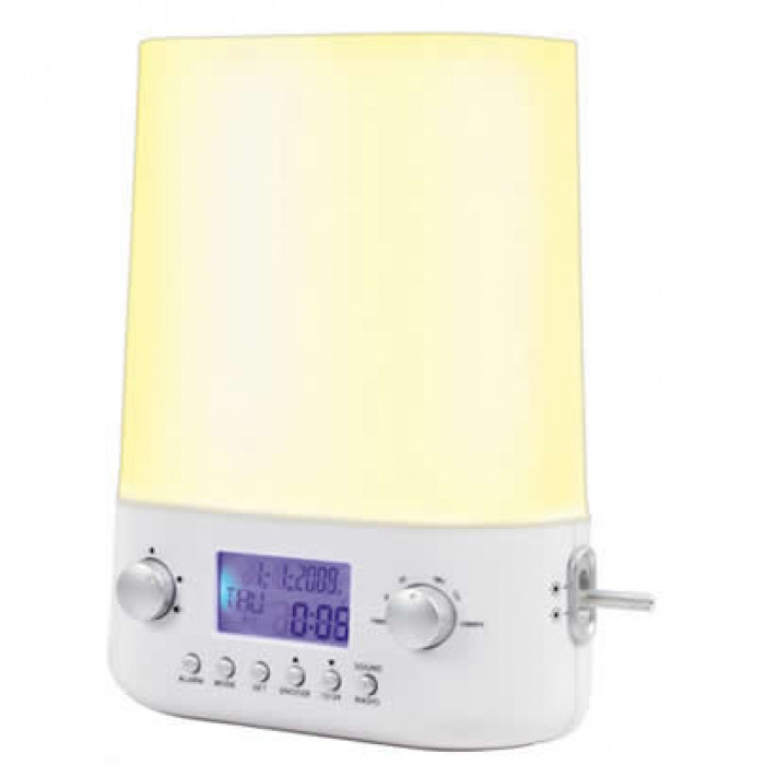 Radio ceas cu lumina ambientala