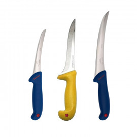 Set 3 Cutite Injunghiat + Filetat + Dezosat, din otel inoxidabil