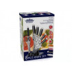 Set cutite din inox 18/10 - 8 piese color PH-22313