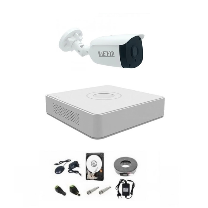 Sistem de supraveghere Complet 1080P EXT 1 AHD, IR 30 m