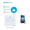Intrerupator wifi incastrabil Sonoff T1-UK