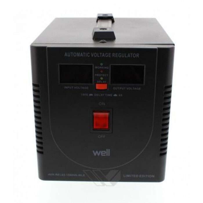Stabilizator automat de tensiune cu releu 1500VA, Well