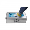 Dispenser automat protectie incaltaminte Deluxe 106, carcasa aluminiu, maner de transport