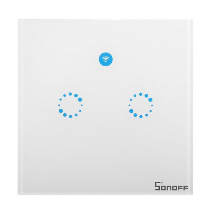 Intrerupator wifi incastrabil Sonoff T1-UK