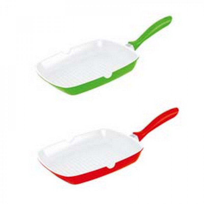 Tigaie gril aluminiu cu interior ceramic DK-3701