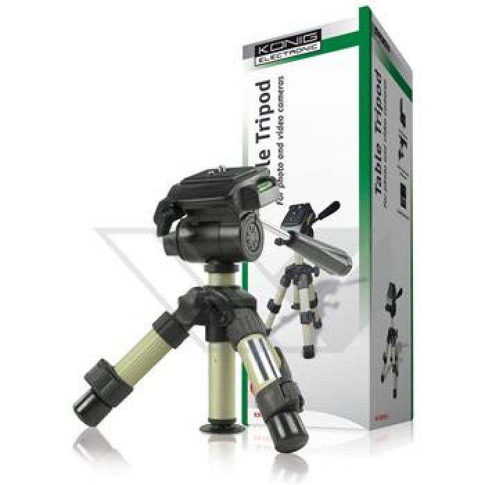 Tripod profesional extensibil, aluminiu, 180-230mm, capacitate max 1kg, argintiu, Konig