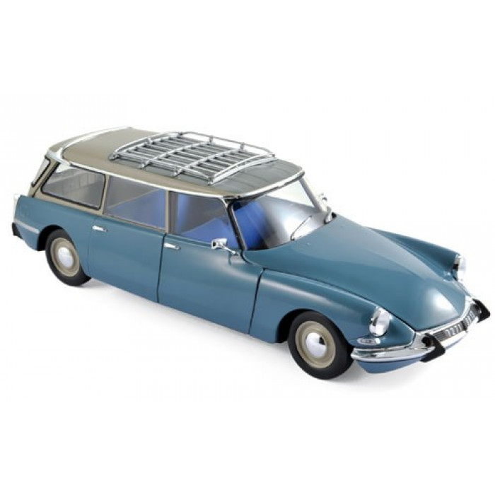 Macheta Auto Norev, Citroen ID 19 Break 1967 - Monte Carlo Albastru 1:18