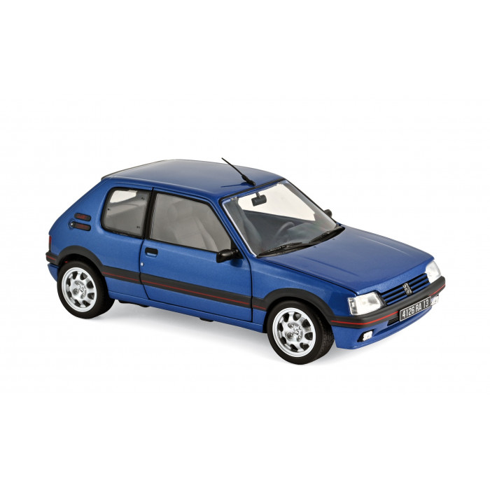 Macheta Auto Norev, Peugeot 205 GTi 1,9 1992 - Miami Albastru 1:18