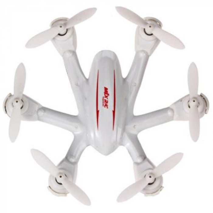 Mini drona X901 4CH, 2.4GHz, gyroscop - 22g, 20-30m - Alb