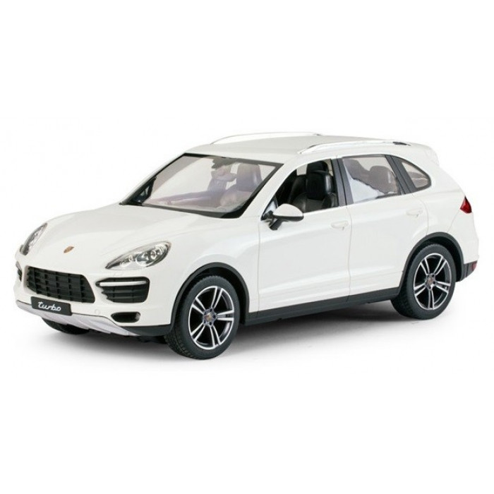 Masina, Rastar, Porsche Cayenne Turbo 1:14 RTR Cu Telecomanda - Alb