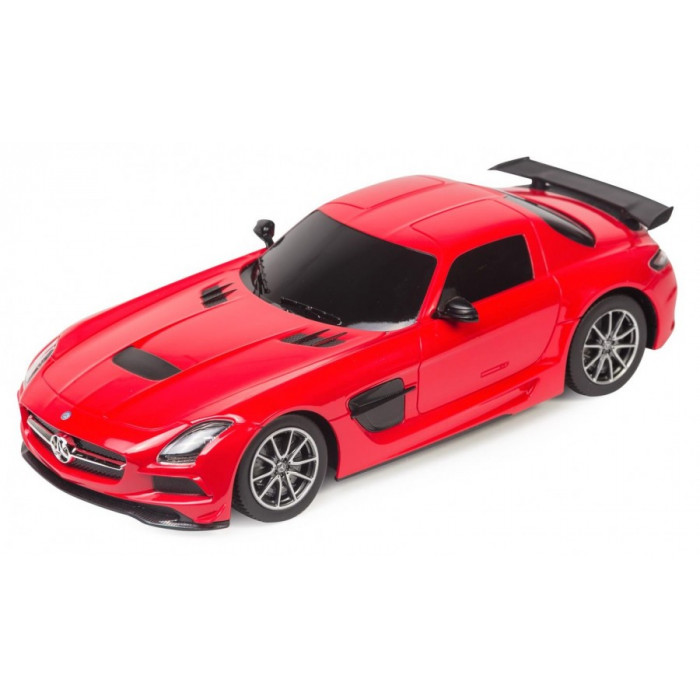 Masina, Rastar, Mercedes-Benz SLS AMG Black series 1:18 RTR Cu Telecomanda - Rosu