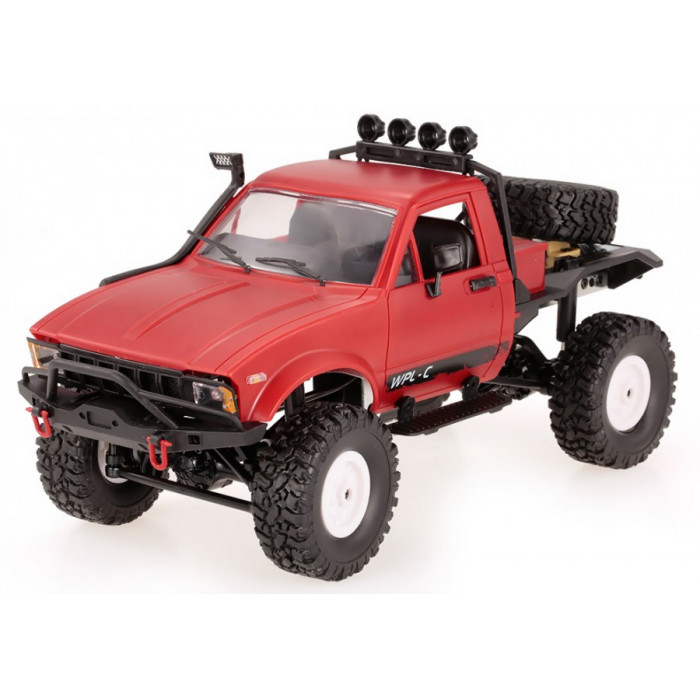 Masina WPL, Truck WPL C14 1:16 4x4 2.4GHz RTR Cu Telecomanda - Rosu