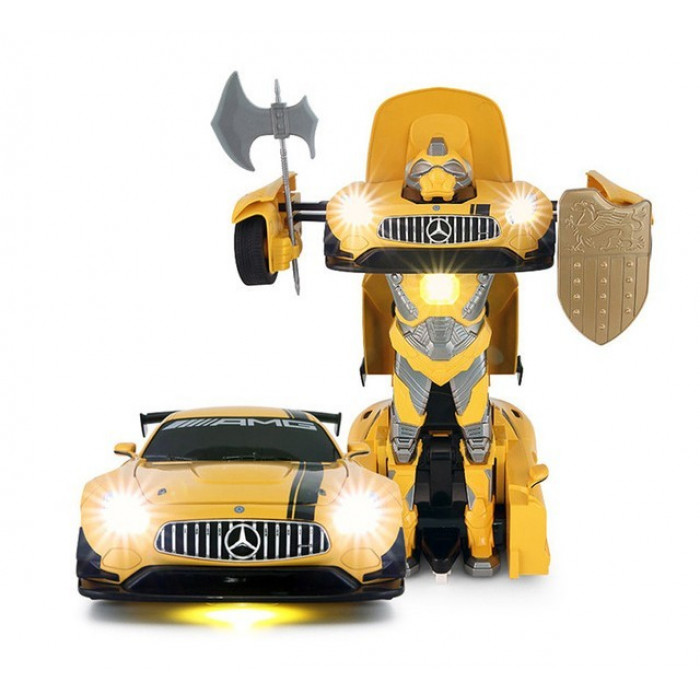 Masina Rastar, GT3 Transformer 1:14 2.4GHz RTR - Galben