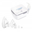 Aparat aerosoli VITAMMY Microfine 200, nebulizator cu compresor, masca copii si adulti, Alb
