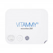 Aparat aerosoli VITAMMY Microfine 200, nebulizator cu compresor, masca copii si adulti, Alb