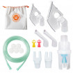 Aparat aerosoli Little Doctor LD 212 C, kit complet de accesorii, 3 dimensiuni particule, Alb