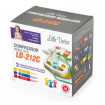 Aparat aerosoli Little Doctor LD 212 C, kit complet de accesorii, 3 dimensiuni particule, Alb