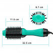Perie electrica fixa REVLON One-Step Hair Dryer & Volumizer, RVDR5222MUKE MINT, pentru par mediu si lung