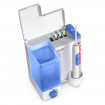 Irigator bucal Little Doctor Aquajet LD A8, Profesional, 1200 impulsuri/min 4 duze incluse, Alb