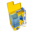 Irigator bucal Little Doctor Aquajet LD A8, Profesional, 1200 impulsuri/min, Galben