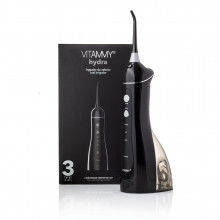 Irigator oral/ dus bucal Vitammy Hydra, profesional, 3 moduri de functionare, rezistent la apa, 2 duze, Negru Irigator oral/ dus bucal Vitammy Hydra, profesional, 3 moduri de functionare, rezistent la apa, 2 duze, Negru