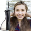 Irigator oral/ dus bucal Vitammy Hydra, profesional, 3 moduri de functionare, rezistent la apa, 2 duze, Negru