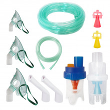 Kit accesorii universale Redline Ultra, pentru aparate aerosoli cu compresor, particule variabile Kit accesorii universale Redline Ultra, pentru aparate aerosoli cu compresor, particule variabile