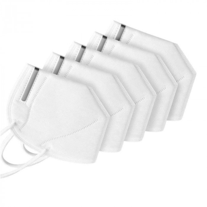 Masca de protectie respiratorie FFP2 KN95, set 5 buc