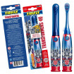 Periuta de dinti cu LED si efecte sonore FIREFLY, pentru copii 3+, Animatie Transformers Optimus Prime, 1817804, Albastru