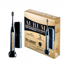 Periuta de dinti electrica VITAMMY Aurum, 96000 vibratii/min, 5 moduri de periaj, incarcare wireless, Negru/Auriu Periuta de dinti electrica VITAMMY Aurum, 96000 vibratii/min, 5 moduri de periaj, incarcare wireless, Negru/Auriu