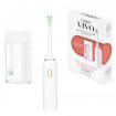 Periuta de dinti electrica VITAMMY Vivo, model premium, 72000 vibratii/min, 3 moduri de periaj, rezistenta la apa, Alb