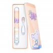 Periuta de dinti electrica VITAMMY Smile Minimini+, pentru copii 3 +, cutie travel, Animatie Soricel, Culoare Piersica, TB8041M