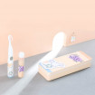 Periuta de dinti electrica VITAMMY Smile Minimini+, pentru copii 3 +, cutie travel, Animatie Soricel, Culoare Piersica, TB8041M