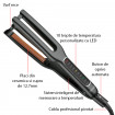 Placa dubla de indreptat parul REVLON One-Step Double Straight RVST2204E, 4 placi ceramice, 10 trepte temperatura, afisaj LCD